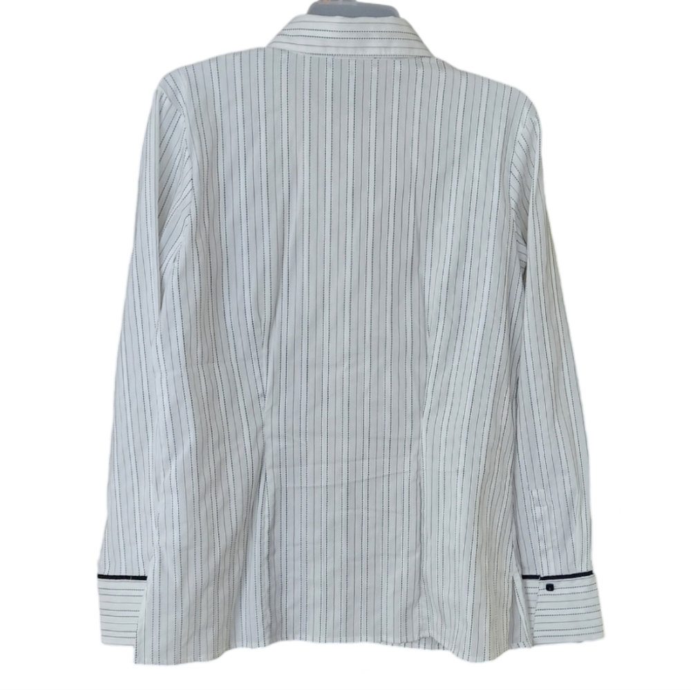 Pendleton Striped Button-Up Fitted Blouse Women's… - image 2